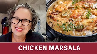 Easy Chicken Marsala Recipe  The Frugal Chef [upl. by Pulsifer664]