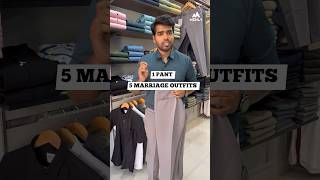 5 Best matching shirts for dark gray pant  5 best marriage outfits mensfashion marriageoutfits [upl. by Lledniw]