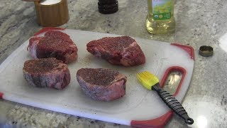 Beef tenderloin using a cast iron skillet [upl. by Atram]