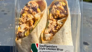 Spicy Southwestern Style Chicken Wrap from 7Eleven [upl. by Namsu556]