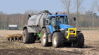 New Holland TM190 amp Joskin 14m³  Loonwerken Van De Voorde Hendrik [upl. by Ainyt6]