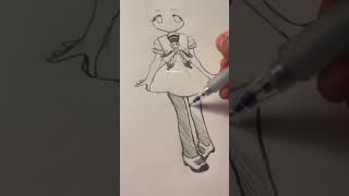 Nene Yashiro made by Jenni Draws drawing animearttutorial artchallenge [upl. by Hayila558]