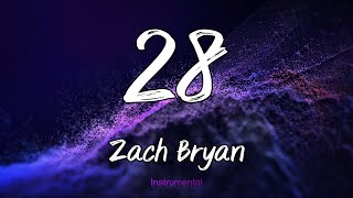 28  Zach Bryan Instrumental [upl. by Noneek]