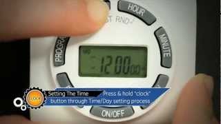 GE  15089 7Day Digital Timer  Setup Guide [upl. by Grunenwald]