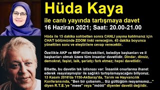 Edip Yüksel T HDP Milletvekili Hüda Kaya ile sohbet [upl. by Tnomyar]