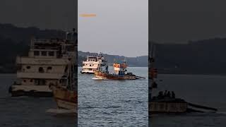 Fishing Trawler netfishing seaview natureview travel goa incrediblegoa shortvideos shorts [upl. by Reine]