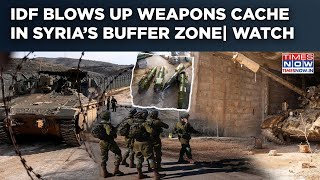 Israels Fierce Syria Op IDF Seizes Weapons In Buffer Zone Army Post Raided Tanks Captured Watch [upl. by Eniamsaj]