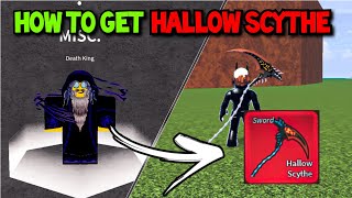 How To Get HALLOW SCYTHE  Blox Fruit  Roblox [upl. by Alexandria]