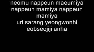 Fight the Bad Feeling with romanized lyrics  TMax [upl. by Devona59]