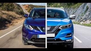 New 2017 Nissan Qashqai facelift vs Old Nissan Qashqai [upl. by Rovaert]