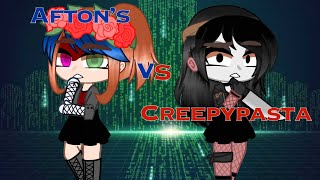 Afton Family vs Creepypasta singing battle gcmv [upl. by Laeira]