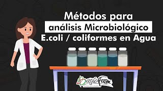 Métodos para análisis Microbilógicos Ecoli  coliformes en Agua [upl. by Ahseikan262]