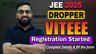 VITEEE 2025 application form  Academic Mess amp Hostel Fee Exam Pattern Syllabus Eligibility [upl. by Ailat566]