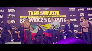 DAVID BENAVIDEZ AND OLEKSANDR GVOZDYK MAKE WEIGHT  TankMartin [upl. by Hildegaard]