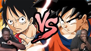 LUFFY VS GOKU RAP BATTLE  rustage ft Shao Dow REACTION [upl. by Utley]