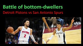 Clash of Titans Toddlers  Detroit Pistons vs San Antonio Spurs [upl. by Aivuy74]