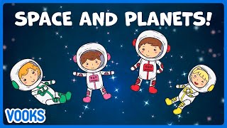 Read Aloud Kids Book Lets Explore Space  Vooks Narrated Storybooks [upl. by Lienaj385]