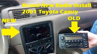 2001 Toyota Camry radio replacement Kenwood [upl. by Sobel]