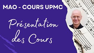 MUSIQUE Composition de MAO – Présentation des Cours à lUPMC Fac de Jussieu Sorbonne Universités [upl. by Korwin]