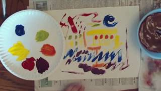 Wassily Kandinski and Exploring Paint for Young Children [upl. by Marice]