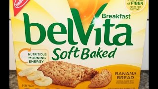 Belvita Breakfast Soft Baked Banana Bread Review [upl. by Zebaj522]