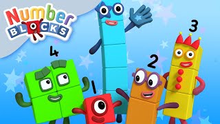 Numberblocks Counting amp Easy Math Fun  1 Hour Compilation  123  Numbers Cartoon For Kids​ [upl. by Ellehcil919]