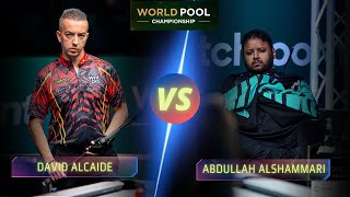 DAVID ALCAIDE VS ABDULLAH ALSHAMMARI  2024 WORLD POOL CHAMPIONSHIP billiards nineball 9ballpool [upl. by Heddy868]