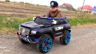 POLICE BABY Pretend Play with Police Cars Unboxing and Playing with TOYS [upl. by Dugald697]