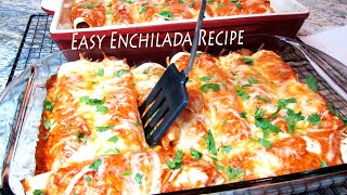 CHICKEN ENCHILADA RECIPE  EASY ENCHILADA [upl. by Aleda871]