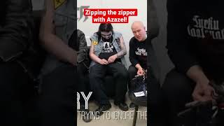 Lets zip the zipper with Azazel shorts azazel rautametal [upl. by Teleya]