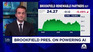 Demand for power is tremendous as AI capabilities grow says Brookfield Asset Managements Teskey [upl. by Enelegna]