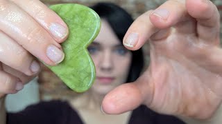 ASMR Face and Neck Massage for Lymph Drainage [upl. by Aicenaj]