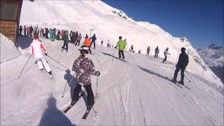 Trois Vallees Red Run Alouette Meribel 5 3 14 [upl. by Ruomyes]