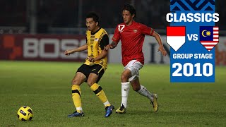 Indonesia vs Malaysia  Full Match  AFFSuzukiCup Classics 2010 Group Stage [upl. by Oirobil]