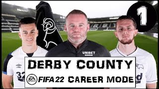 FIFA 22 Wayne Rooney Derby County Career Mode Ep1 July 2021 [upl. by Alac]