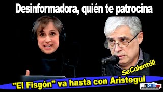 Rafael Barajas quotel Fisgónquot puso en su lugar a Aristegui ¿Quiénes te patrocinan Frente a frente [upl. by Heiney549]