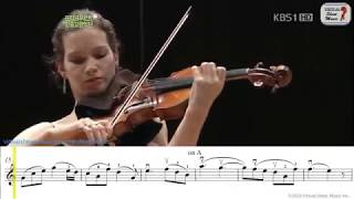 Mendelssohn Violin Concerto E Minor OP64  2nd mov  Hilary Hahn  Sheet Music Play Along [upl. by Rasec]