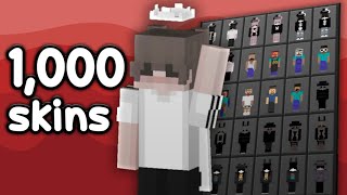 ✅ 1000 cosmetics skin pack 🔥 MCPEMCBE 121 WORKS ON HIVE [upl. by Corie]