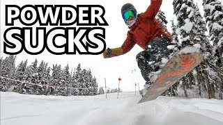 This Powder Doesnt Suck  Snowboard Vlog [upl. by Louis]