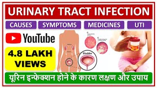 URINARY TRACT INFECTION  यूरिन इन्फेक्शन का इलाज कैसे करे CAUSES  SIGN amp SYMPTOMS  MEDICINES [upl. by Goeger]