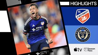 Cincinnati FC vs Philadelphia Union  SevenGoal Thriller  Full Match Highlights  June 19 2024 [upl. by Slater]