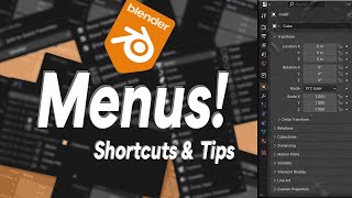 9 Ways to Better Navigate Blender Menus [upl. by Sirmons35]