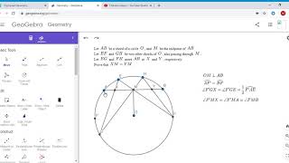 Olympiad Geometry Problem 4 Butterfly Theorem [upl. by Loredana915]