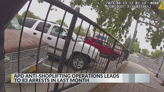 APD Antishoplifting operation leads to dozens of arrests [upl. by Danielle]