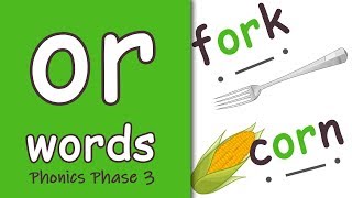 or Words  Blending Phonics Phase 3 [upl. by Pascoe528]