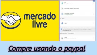 como comprar no mercado livre usando o cupom de 50 reais do paypal [upl. by Neellek876]