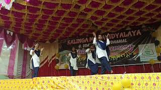 kalinga mahavidyalaya g udayagiri welcome ceremony 2024 group dance by girls [upl. by Sabah]