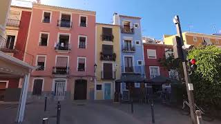 Caminando en Villajoyosa  Walking street beach Villajoyosa Spain [upl. by Aderfla]