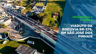 Viaduto da rodovia BR 376 em São José dos Pinhais [upl. by Kirbie]