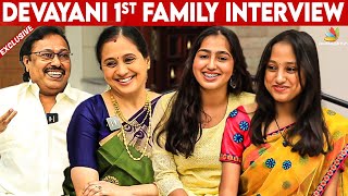 அப்பா Strictஆ இல்ல அம்மா Strictஆ🥰  Devayani Cute Family Interview 😍 Rajakumaran  Devayani [upl. by Enerak]